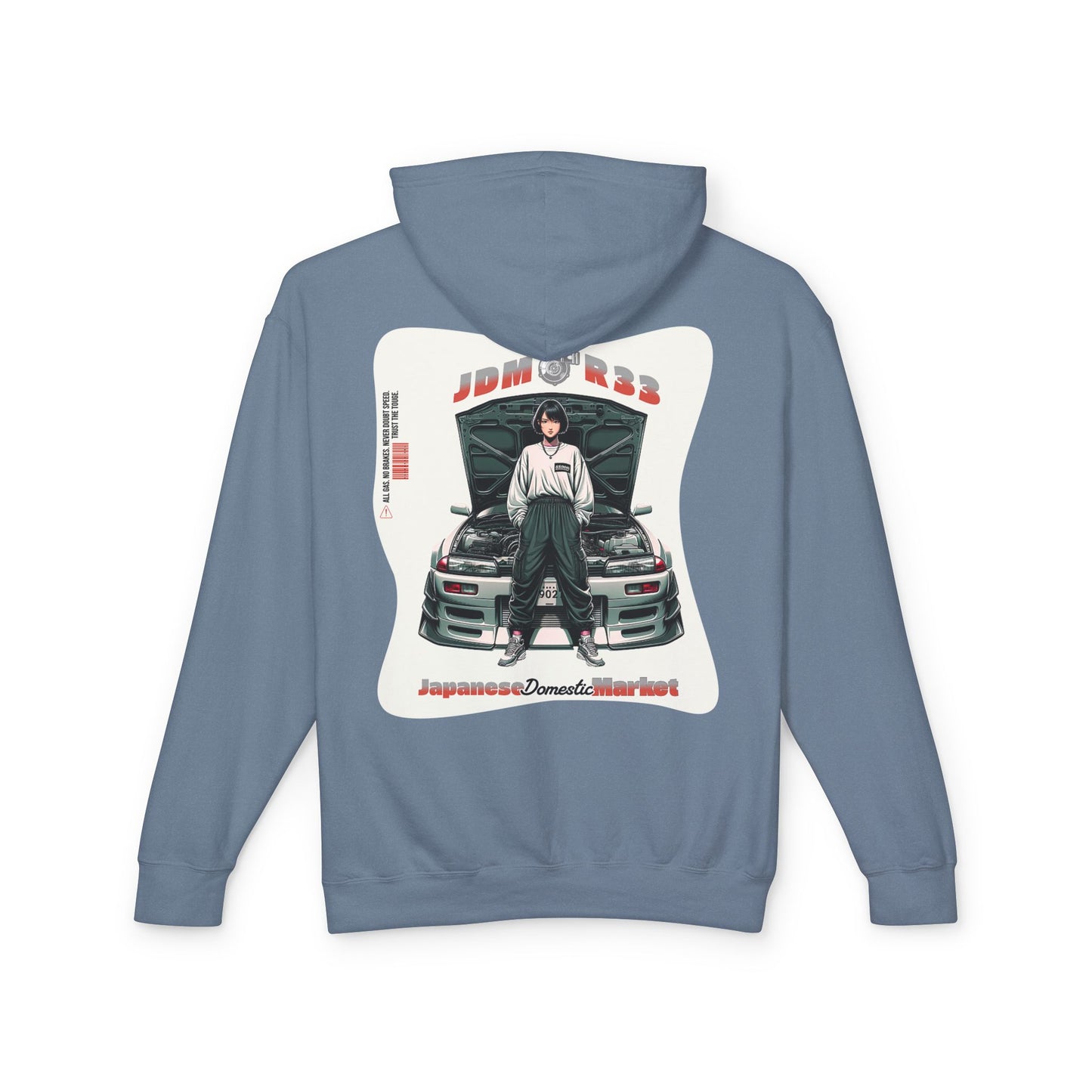 The JDM Club R33 Spec Hoodie | Japanese Style Gift | JDM Street Style Sweatshirt | Car Enthusiast Hoodie | Pacific NW Gear Co
