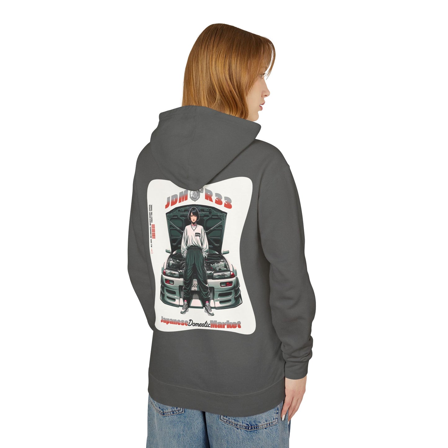 The JDM Club R33 Spec Hoodie | Japanese Style Gift | JDM Street Style Sweatshirt | Car Enthusiast Hoodie | Pacific NW Gear Co