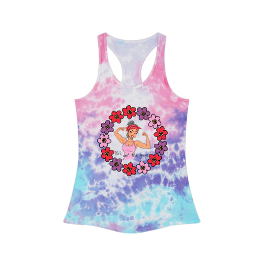 Bi's Get the Guys- Racerback Tank Version 2 | Women's Motivational Fitness Tank | Flowy Workout Top | Gym Gear | Pacific NW Gear Co.