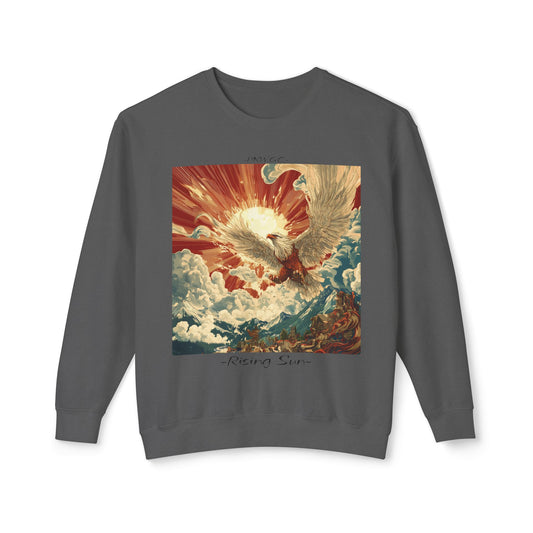 Rising Sun Crewneck Sweatshirt | Unisex Lightweight Sweater | PNW Gear Co.
