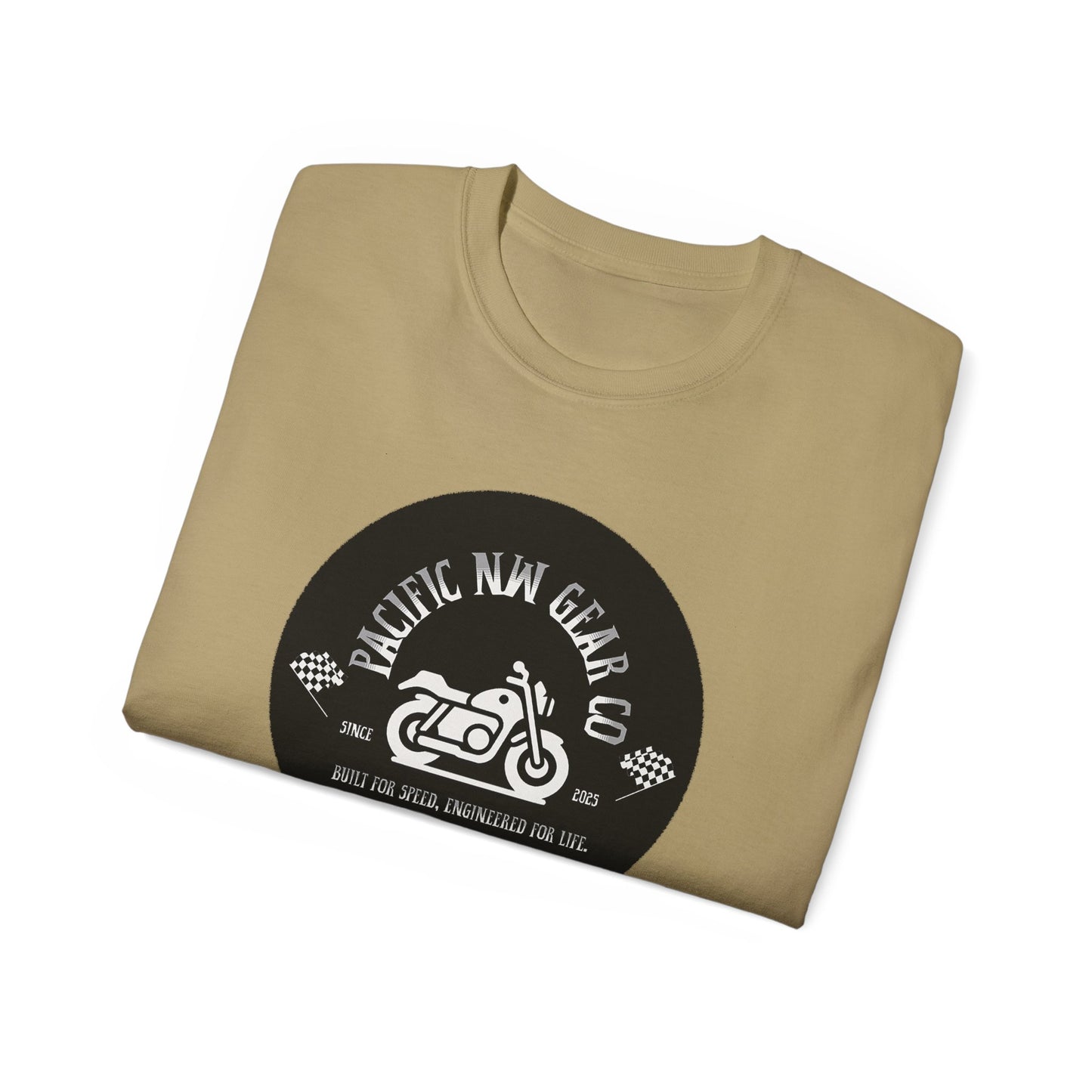 Pacific Racer Tee | Built For Speed Logo | Motorsports Gear Gift | Car Enthusiast Shirt | Pacific NW Gear Co