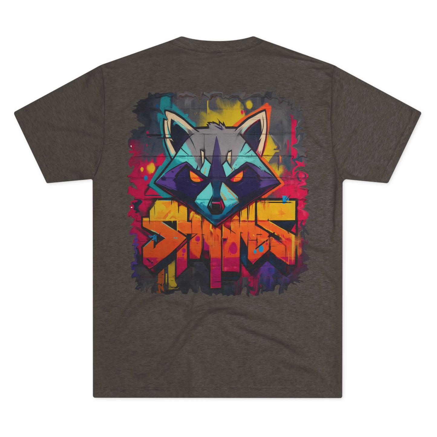 Raccoon Graffiti Tee | Raccoon Shirt | Urban Art Tee | Unique Graphic Tee | Pacific NW Gear Co