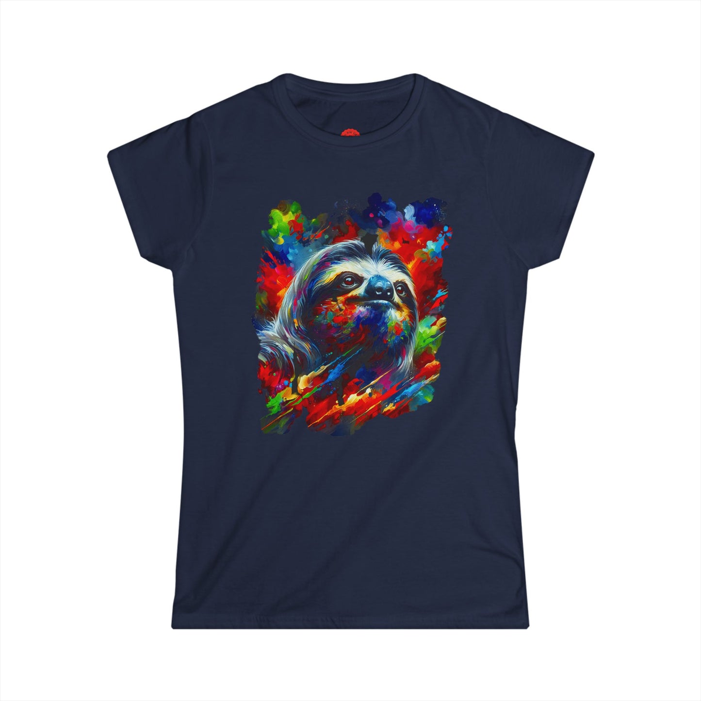 Slothst In Thought Tee | Cute Sloth Graphic | The Thinker Sloth | Women's Art Tee | Unique Animal Gift | Pacific NW Gear Co