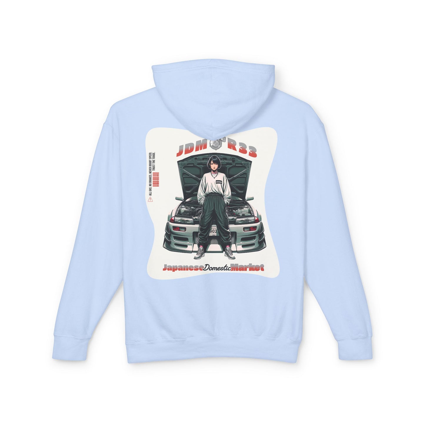 The JDM Club R33 Spec Hoodie | Japanese Style Gift | JDM Street Style Sweatshirt | Car Enthusiast Hoodie | Pacific NW Gear Co