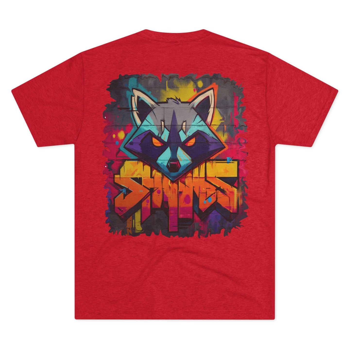 Raccoon Graffiti Tee | Raccoon Shirt | Urban Art Tee | Unique Graphic Tee | Pacific NW Gear Co