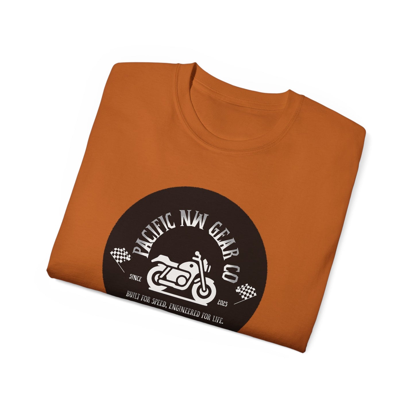 Pacific Racer Tee | Built For Speed Logo | Motorsports Gear Gift | Car Enthusiast Shirt | Pacific NW Gear Co