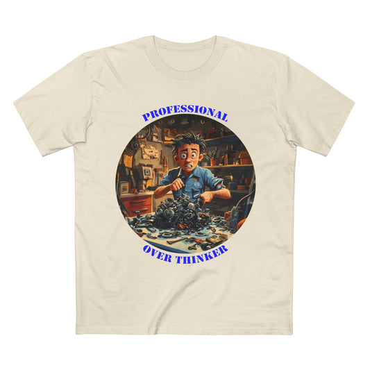 Professional Over Thinker Tee | Funny Quote Shirt | Gift for Thinker | Unique Humor Tee | Sarcastic t-shirt | PNW Gear Co
