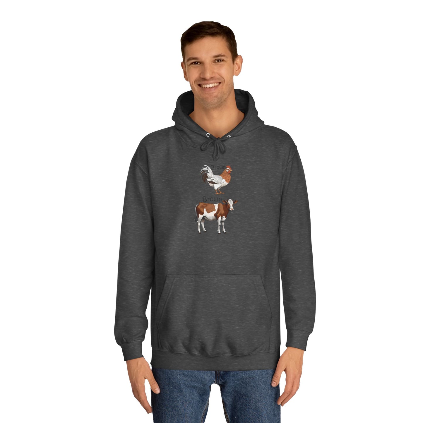 Brown Chicken, Brown Cow! Hoodie | Funny Humor Sweatshirt | Pun Gift | College Hoodie | Pacific NW Gear Co.