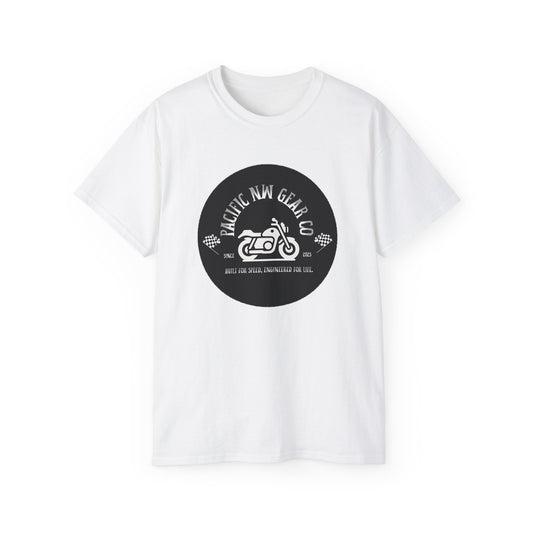 Pacific Racer Tee | Built For Speed Logo | Motorsports Gear Gift | Car Enthusiast Shirt | Pacific NW Gear Co