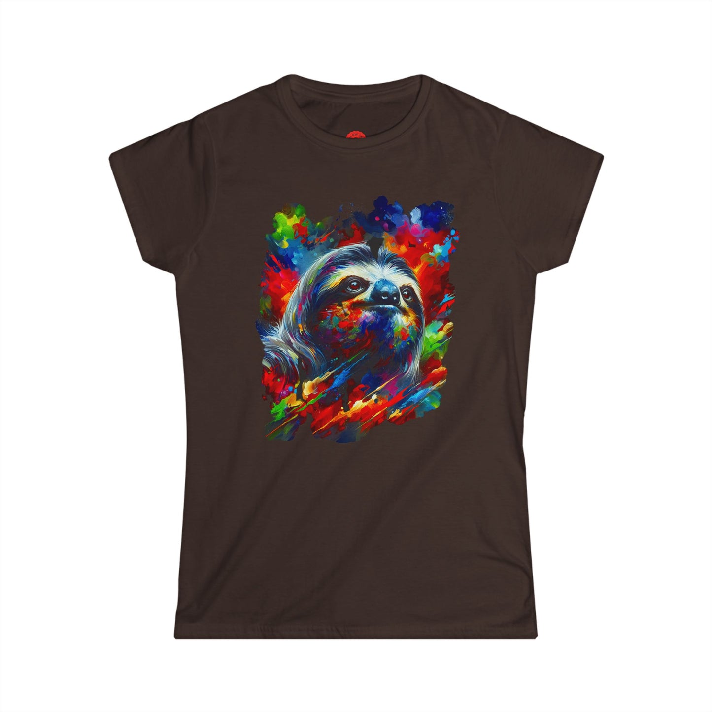 Slothst In Thought Tee | Cute Sloth Graphic | The Thinker Sloth | Women's Art Tee | Unique Animal Gift | Pacific NW Gear Co