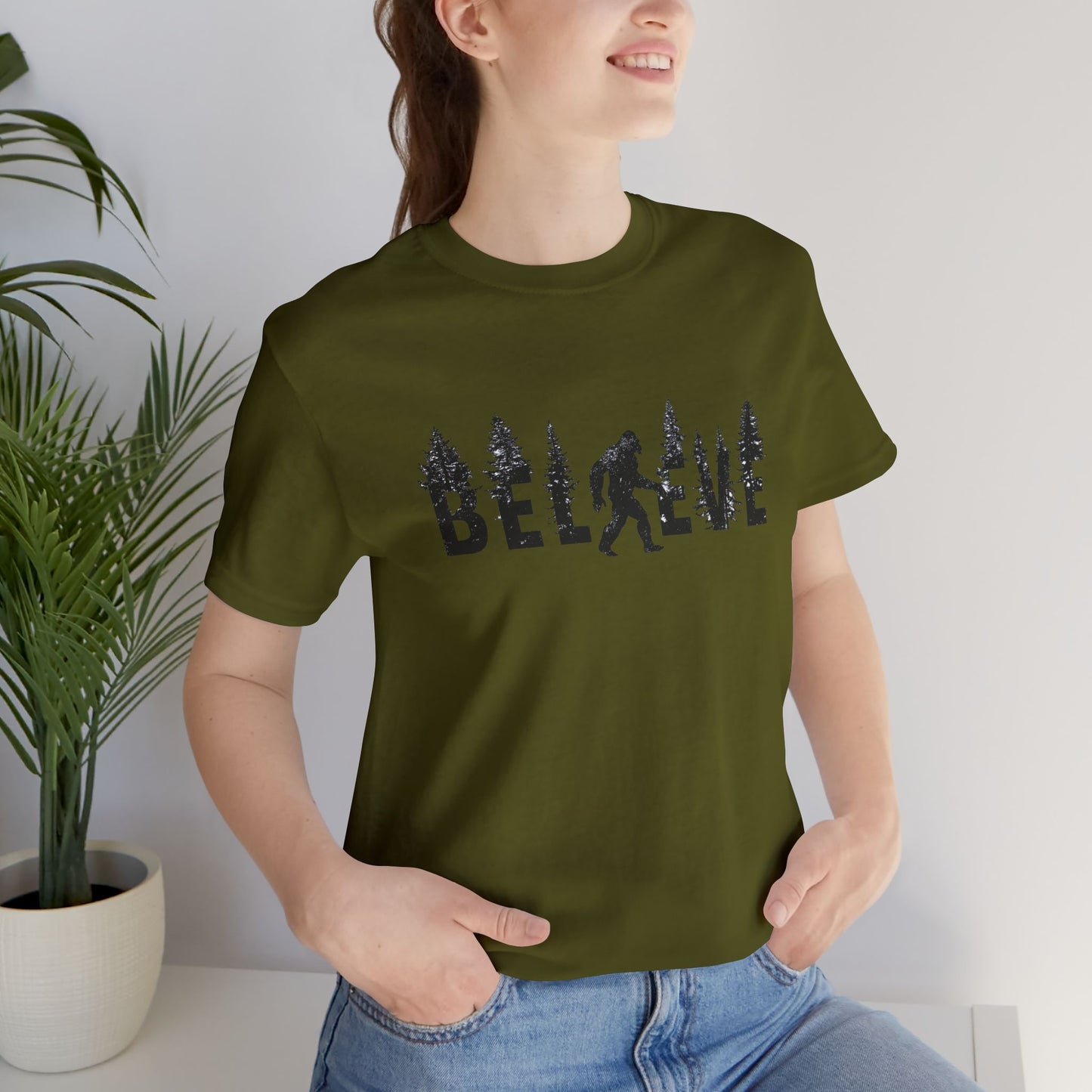 Bigfoot Believer Tee | PNW Cryptid Shirt | Mythical Creature Wear | Adventure Gift | Nature Lover Gift | Pacific NW Gear