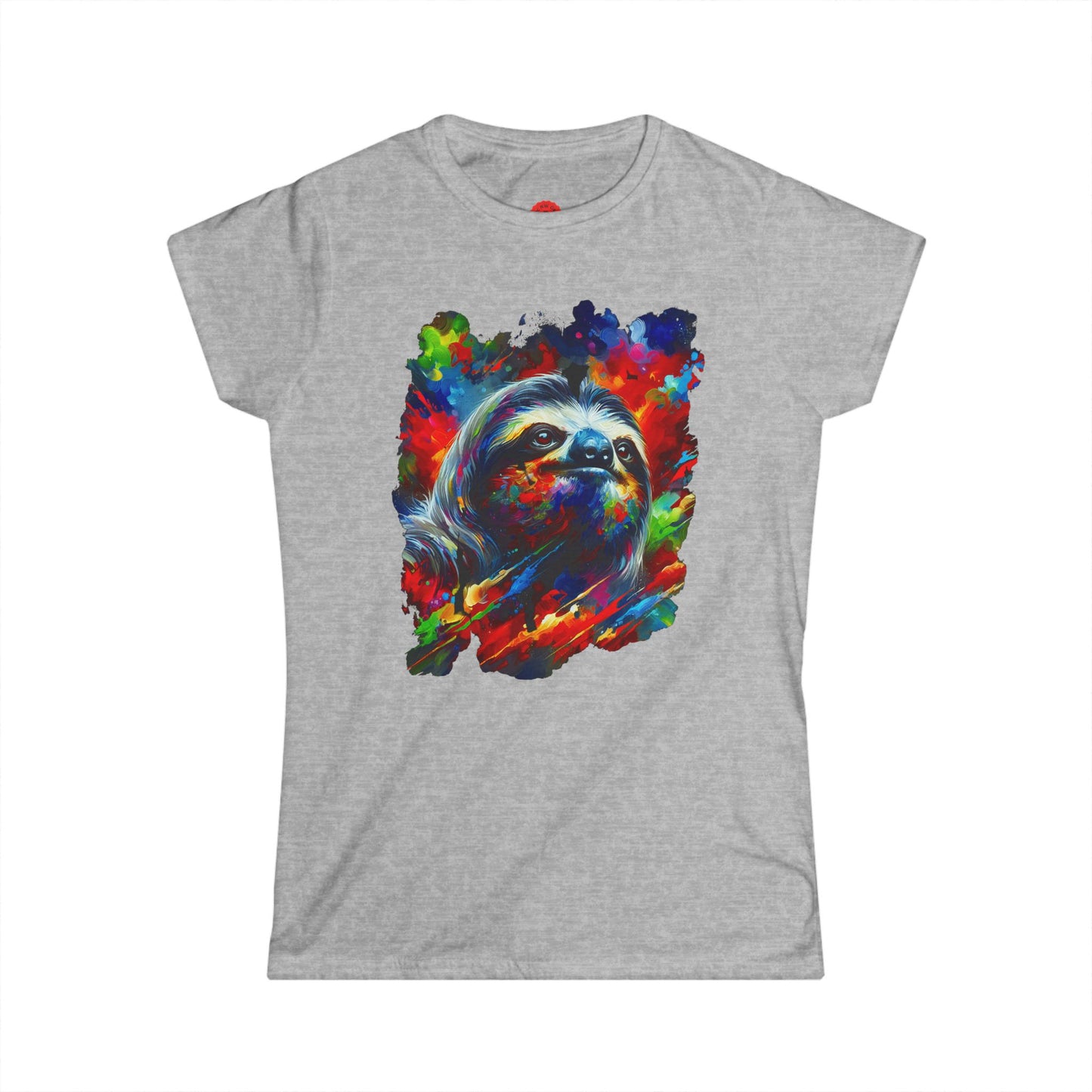 Slothst In Thought Tee | Cute Sloth Graphic | The Thinker Sloth | Women's Art Tee | Unique Animal Gift | Pacific NW Gear Co