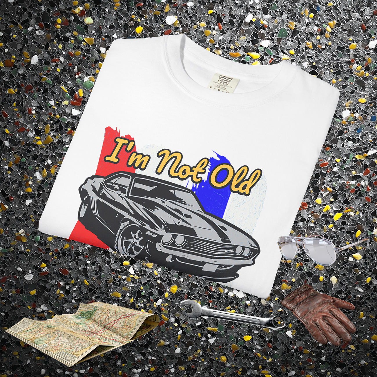 I'm Not Old I'm Classic Tee | Funny Retro Shirt | Muscle Car Tee | Automotive Classic | Pacific NW Gear Co