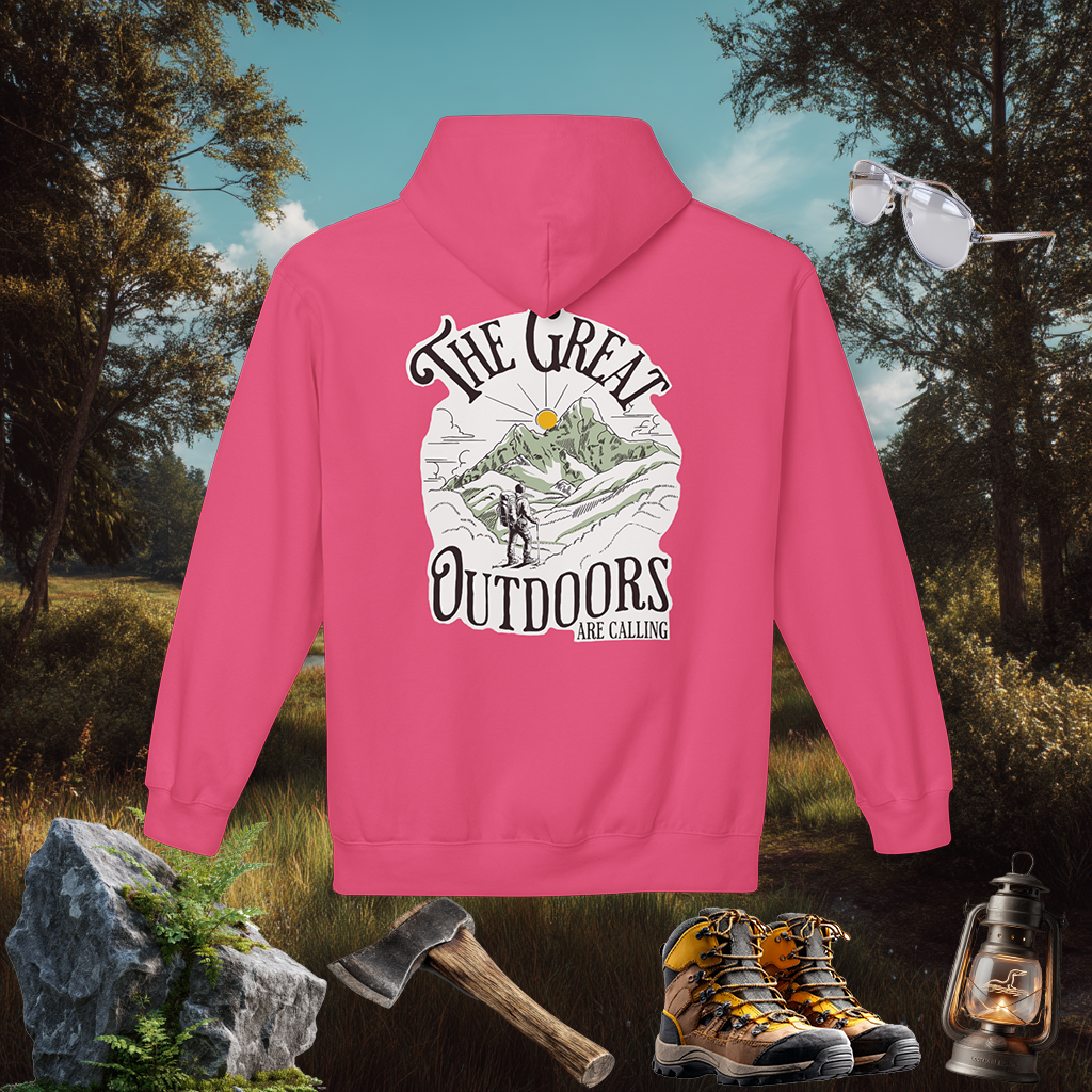 Great Outdoors Hoodie | Explore Nature Pullover | Hiking Camping Gift | PNW Style Sweater | Pacific NW Gear Co