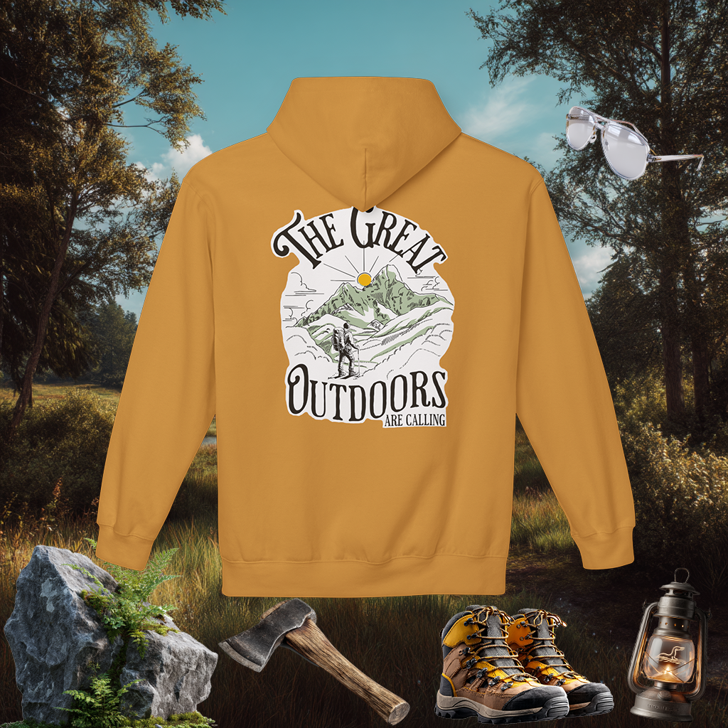 Great Outdoors Hoodie | Explore Nature Pullover | Hiking Camping Gift | PNW Style Sweater | Pacific NW Gear Co