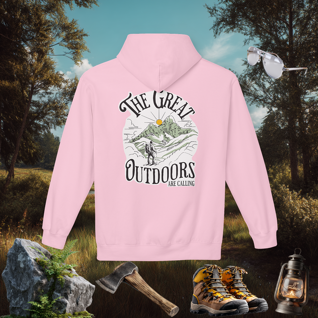 Great Outdoors Hoodie | Explore Nature Pullover | Hiking Camping Gift | PNW Style Sweater | Pacific NW Gear Co