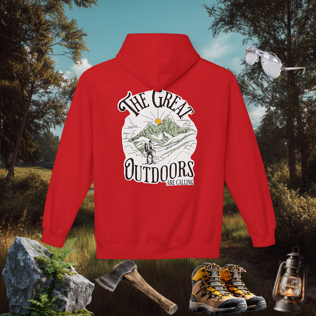Great Outdoors Hoodie | Explore Nature Pullover | Hiking Camping Gift | PNW Style Sweater | Pacific NW Gear Co