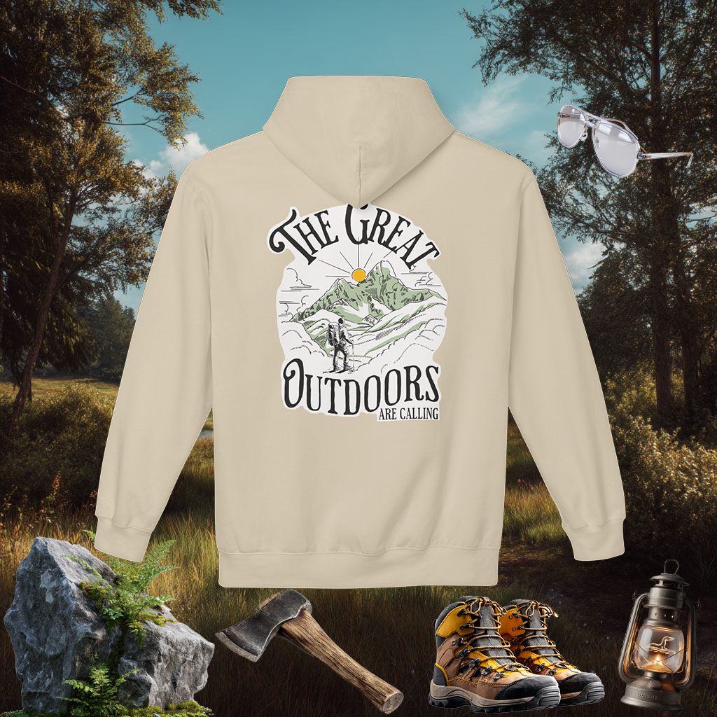 Great Outdoors Hoodie | Explore Nature Pullover | Hiking Camping Gift | PNW Style Sweater | Pacific NW Gear Co