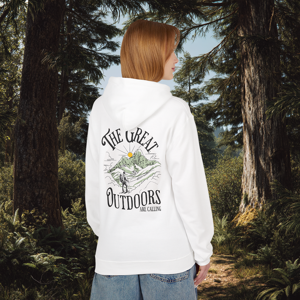 Great Outdoors Hoodie | Explore Nature Pullover | Hiking Camping Gift | PNW Style Sweater | Pacific NW Gear Co