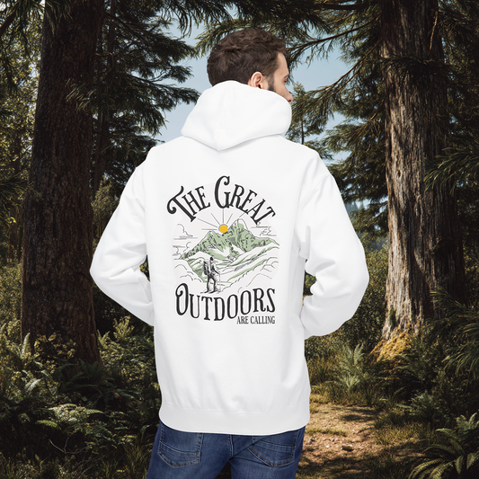 Great Outdoors Hoodie | Explore Nature Pullover | Hiking Camping Gift | PNW Style Sweater | Pacific NW Gear Co