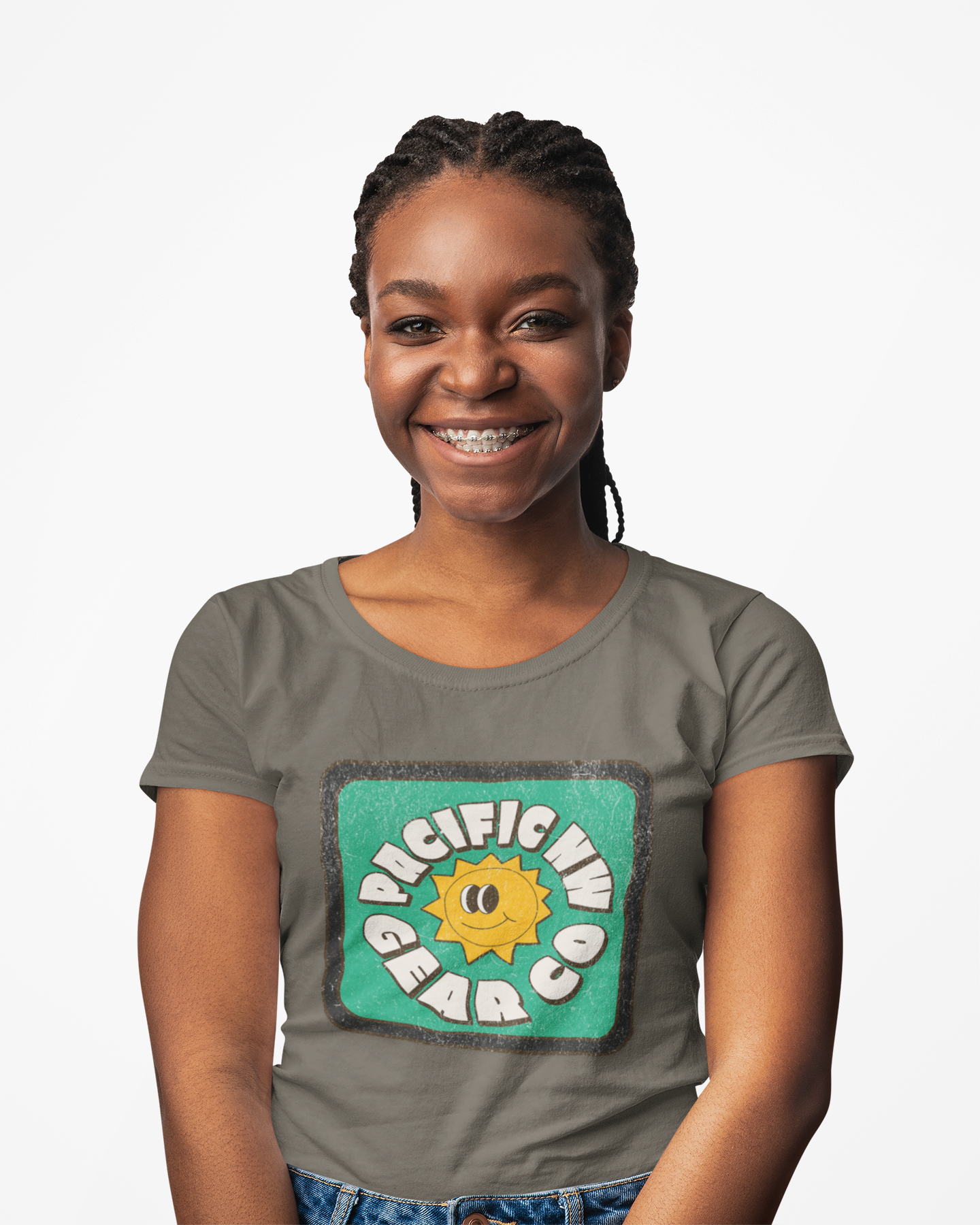 Retro Floral Tee | Women's Vintage Style Shirt | 70s Inspired Top | Sunshine Gift for Her | Pacific NW Gear Co
