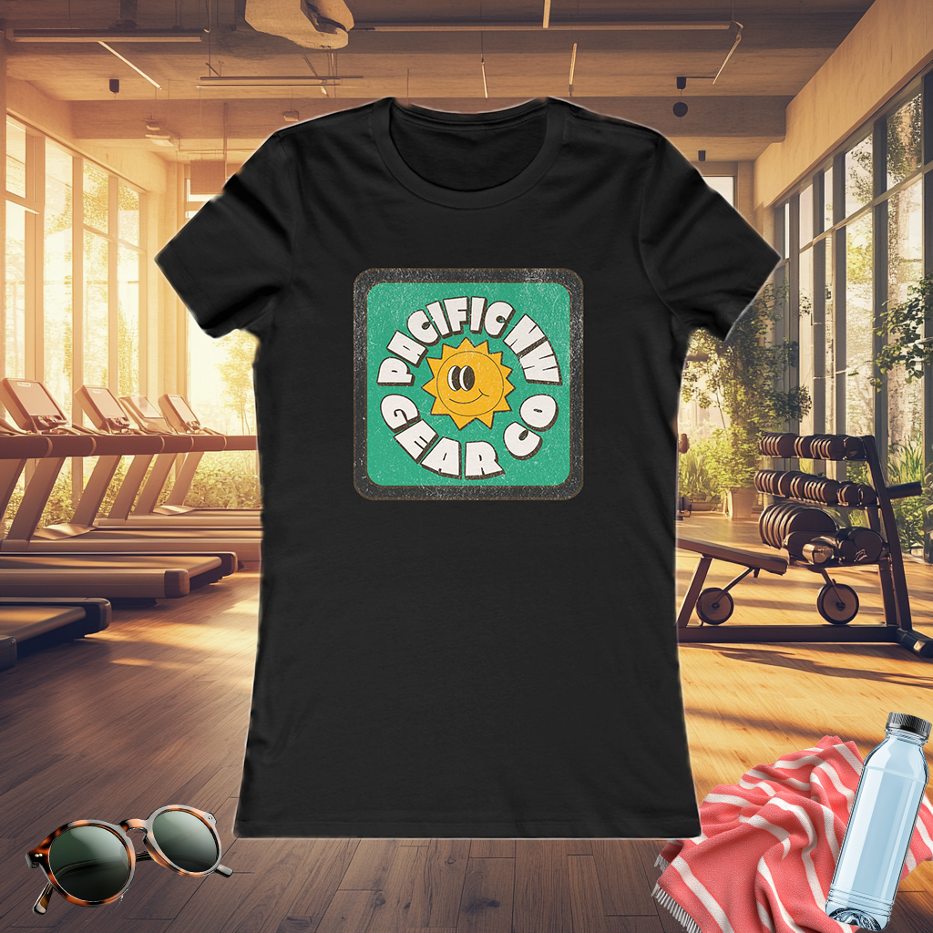 Retro Floral Tee | Women's Vintage Style Shirt | 70s Inspired Top | Sunshine Gift for Her | Pacific NW Gear Co