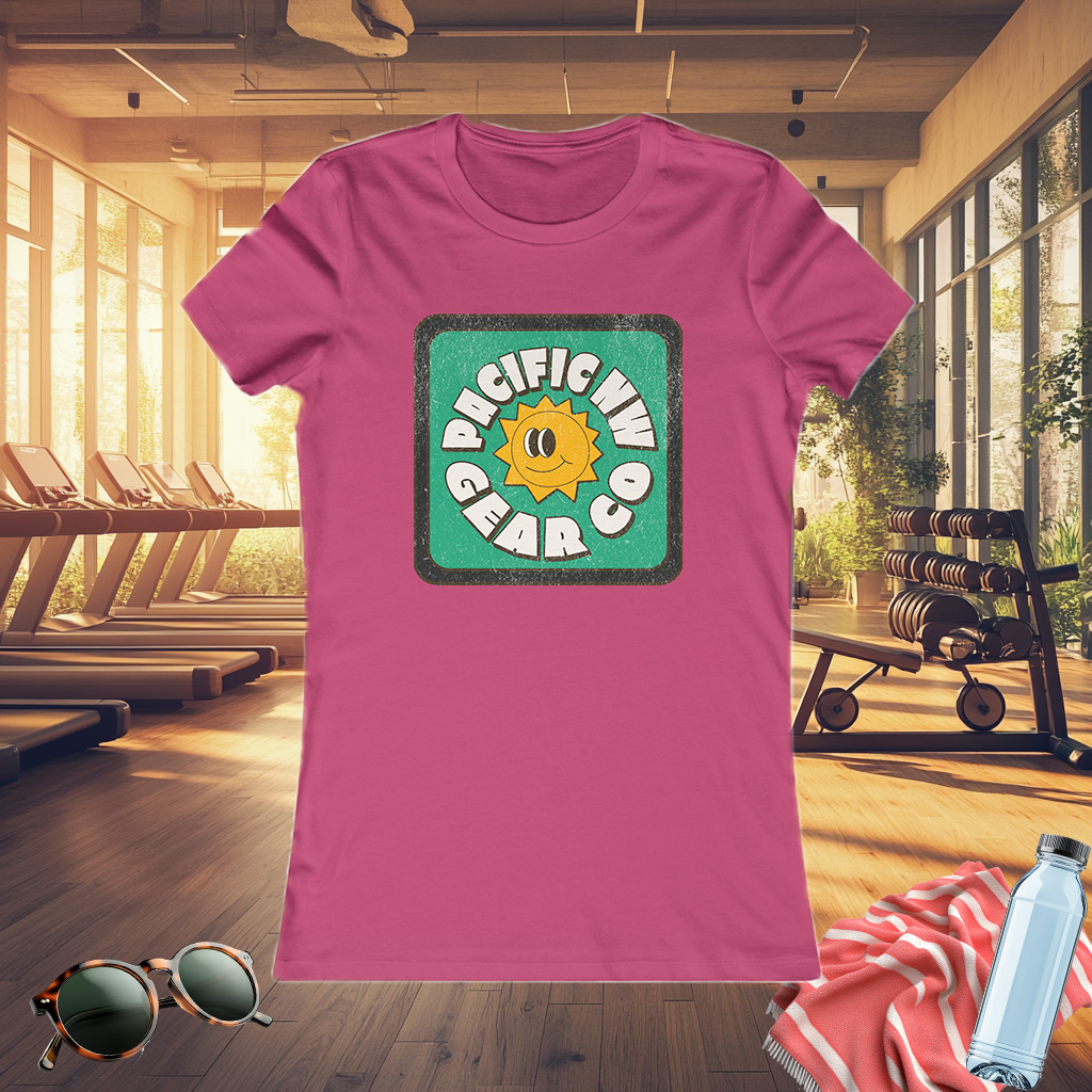 Retro Floral Tee | Women's Vintage Style Shirt | 70s Inspired Top | Sunshine Gift for Her | Pacific NW Gear Co