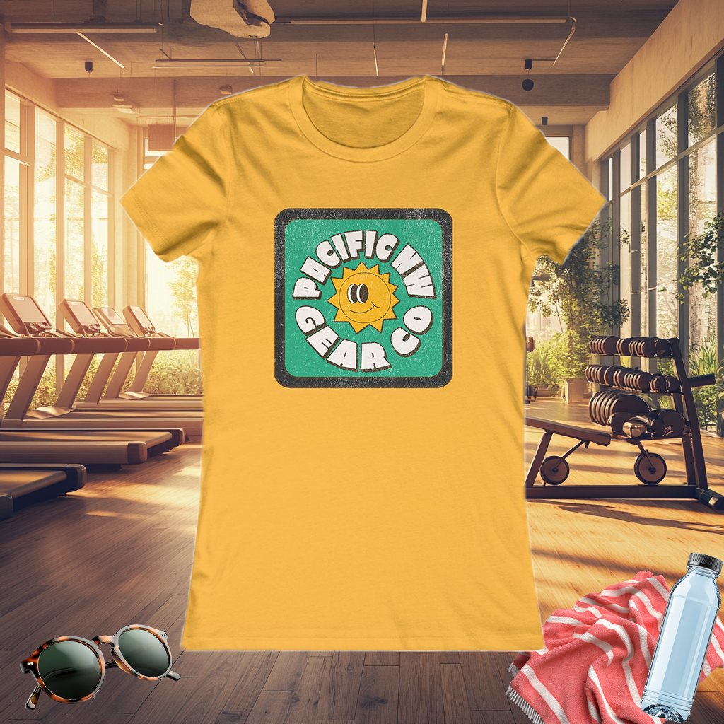 Retro Floral Tee | Women's Vintage Style Shirt | 70s Inspired Top | Sunshine Gift for Her | Pacific NW Gear Co