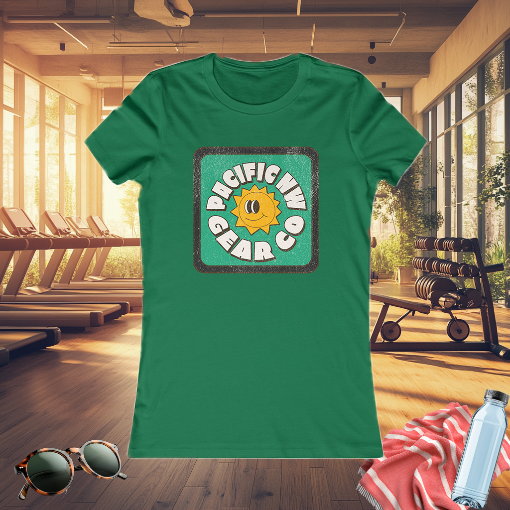 Retro Floral Tee | Women's Vintage Style Shirt | 70s Inspired Top | Sunshine Gift for Her | Pacific NW Gear Co
