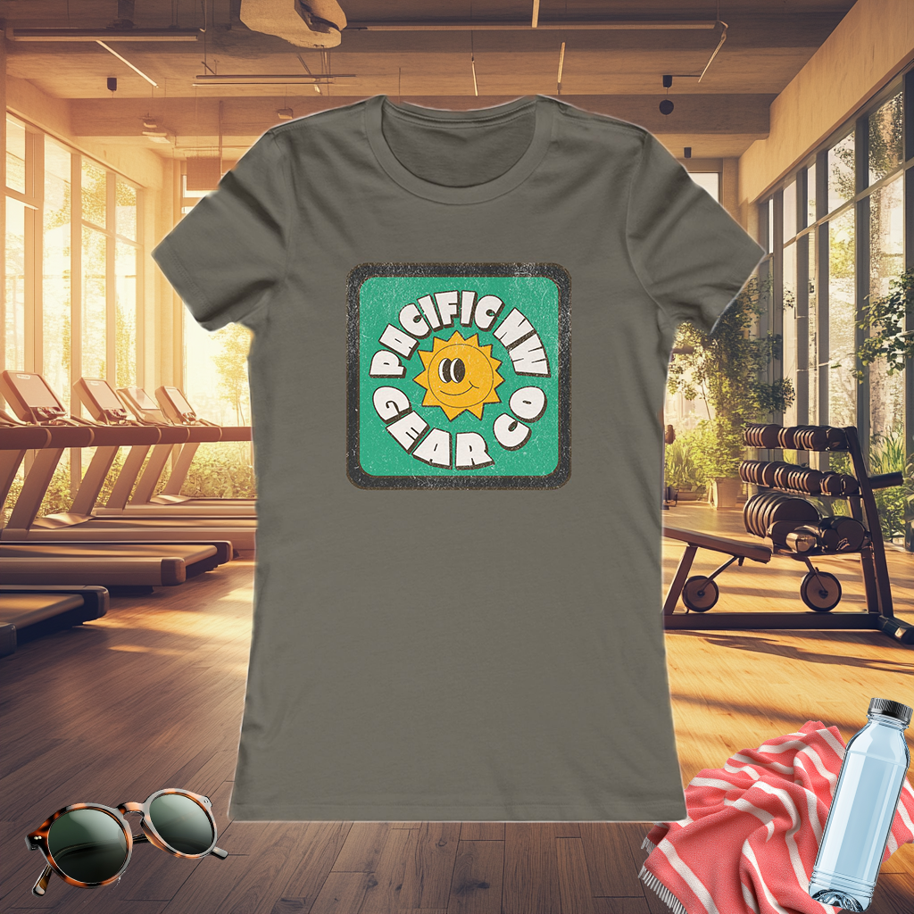 Retro Floral Tee | Women's Vintage Style Shirt | 70s Inspired Top | Sunshine Gift for Her | Pacific NW Gear Co