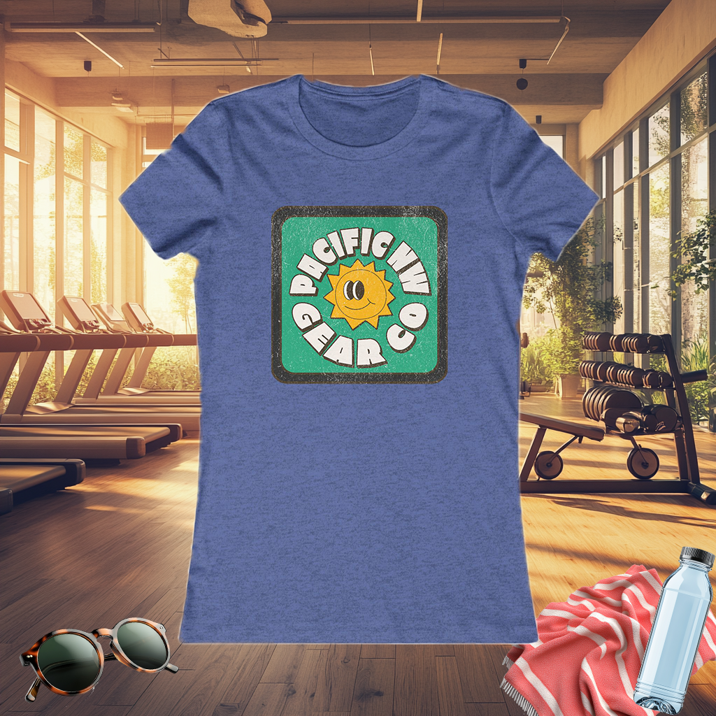 Retro Floral Tee | Women's Vintage Style Shirt | 70s Inspired Top | Sunshine Gift for Her | Pacific NW Gear Co