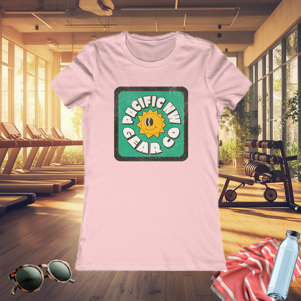 Retro Floral Tee | Women's Vintage Style Shirt | 70s Inspired Top | Sunshine Gift for Her | Pacific NW Gear Co