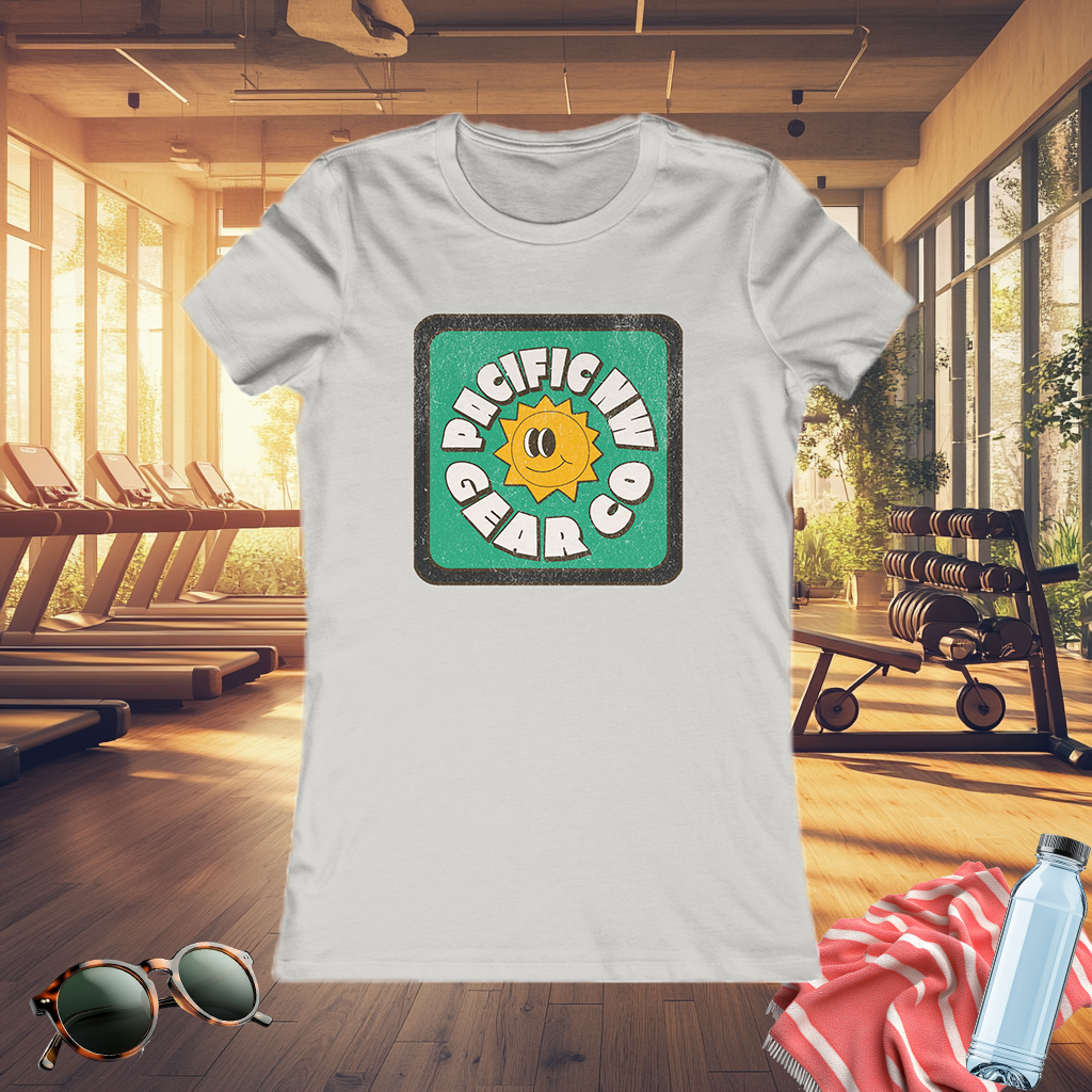 Retro Floral Tee | Women's Vintage Style Shirt | 70s Inspired Top | Sunshine Gift for Her | Pacific NW Gear Co