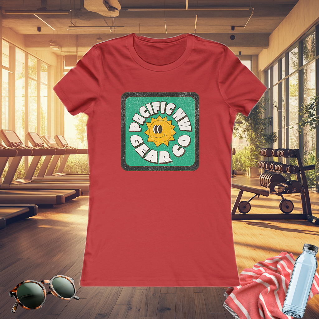 Retro Floral Tee | Women's Vintage Style Shirt | 70s Inspired Top | Sunshine Gift for Her | Pacific NW Gear Co