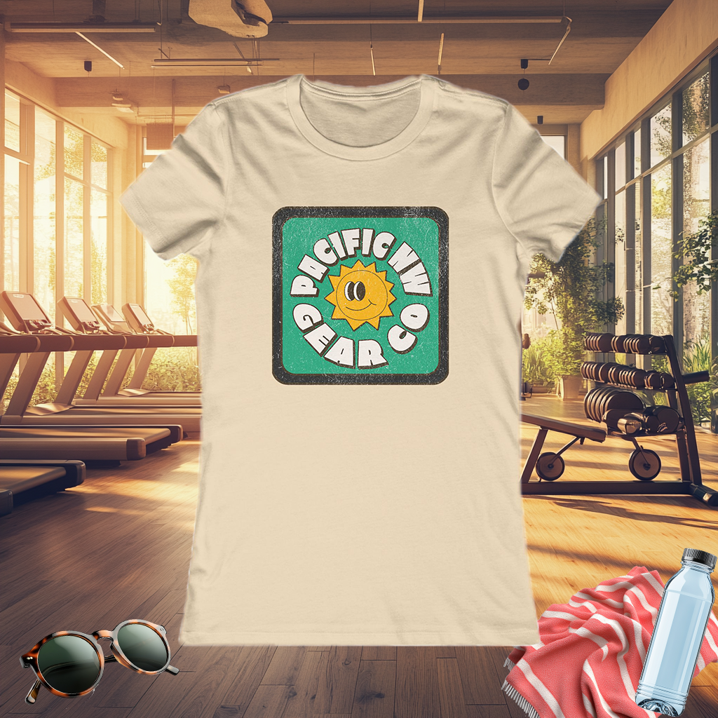 Retro Floral Tee | Women's Vintage Style Shirt | 70s Inspired Top | Sunshine Gift for Her | Pacific NW Gear Co