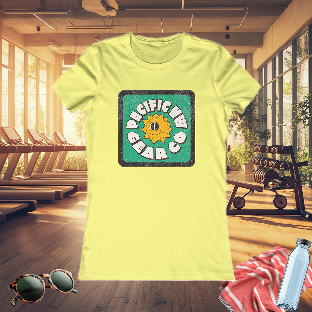 Retro Floral Tee | Women's Vintage Style Shirt | 70s Inspired Top | Sunshine Gift for Her | Pacific NW Gear Co