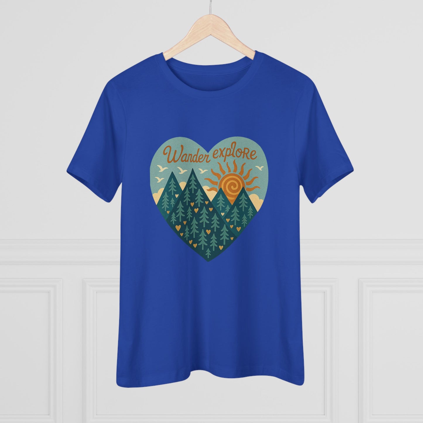Adventure At Heart Tee | Women's PNW Wander - Explore Shirt | Nature Lover Gift | Hiking Apparel | Pacific NW Gear Co