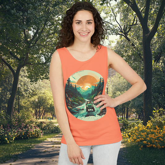 River Bend Tank | PNW Off-Road Adventure Top | Eco-Friendly Unisex Tank Top | Pacific NW Gear Co