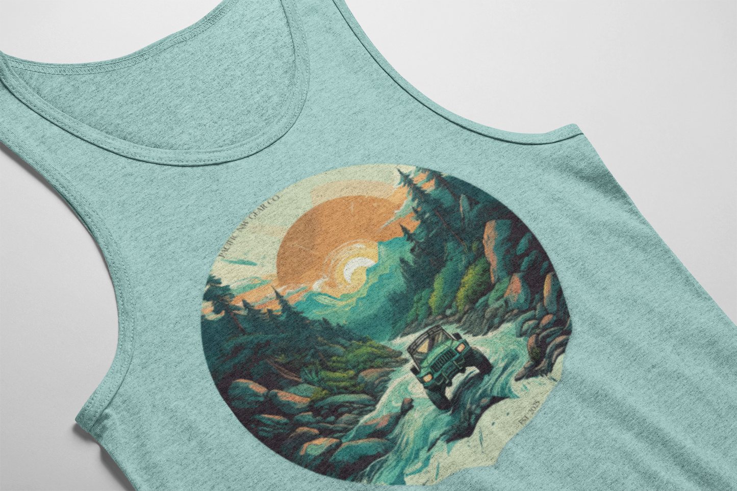 River Bend Tank | PNW Off-Road Adventure Top | Eco-Friendly Unisex Tank Top | Pacific NW Gear Co