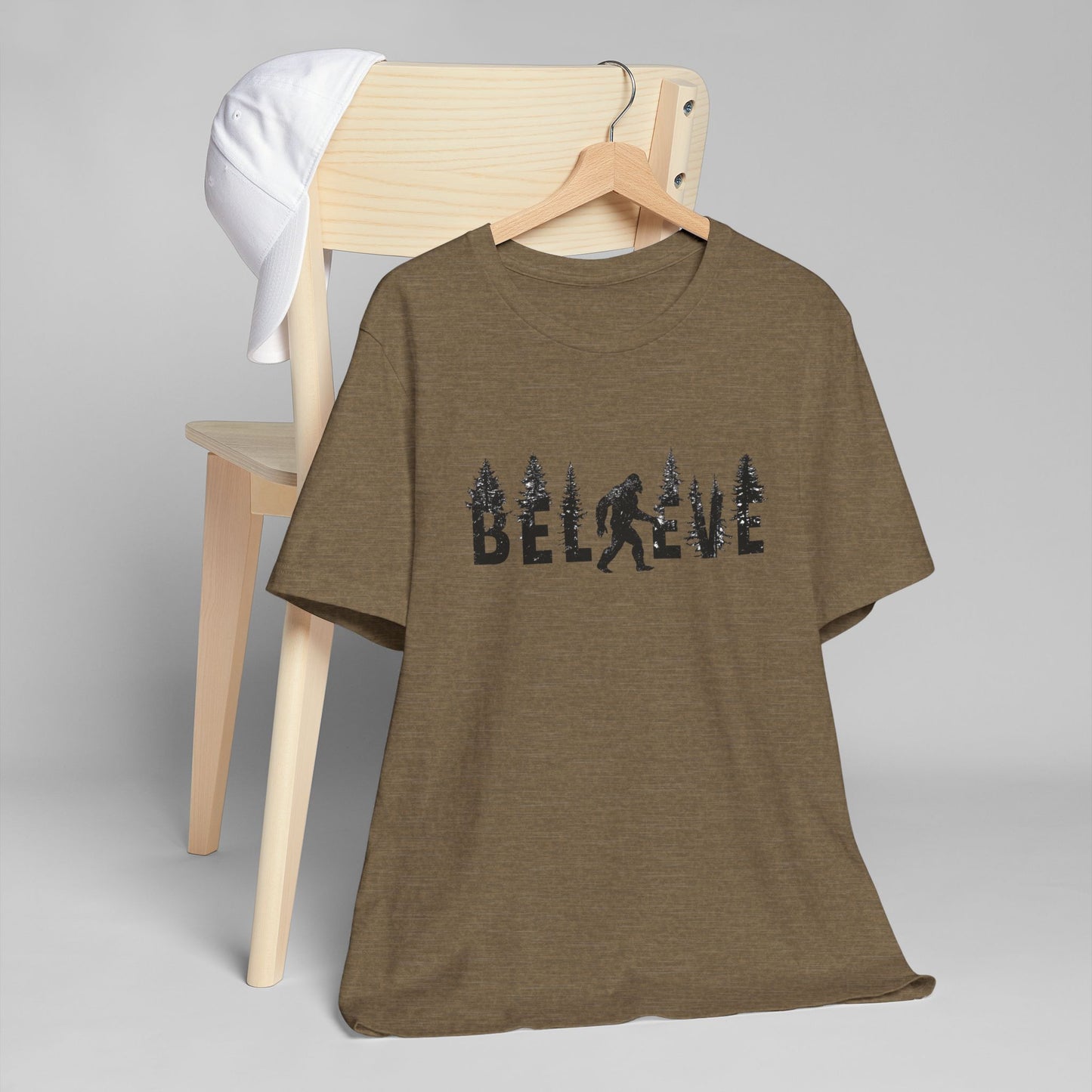 Bigfoot Believer Tee | PNW Cryptid Shirt | Mythical Creature Wear | Adventure Gift | Nature Lover Gift | Pacific NW Gear
