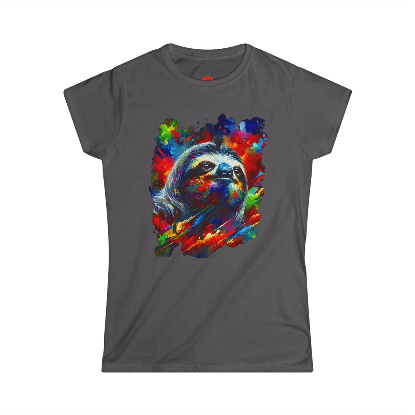 Slothst In Thought Tee | Cute Sloth Graphic | The Thinker Sloth | Women's Art Tee | Unique Animal Gift | Pacific NW Gear Co
