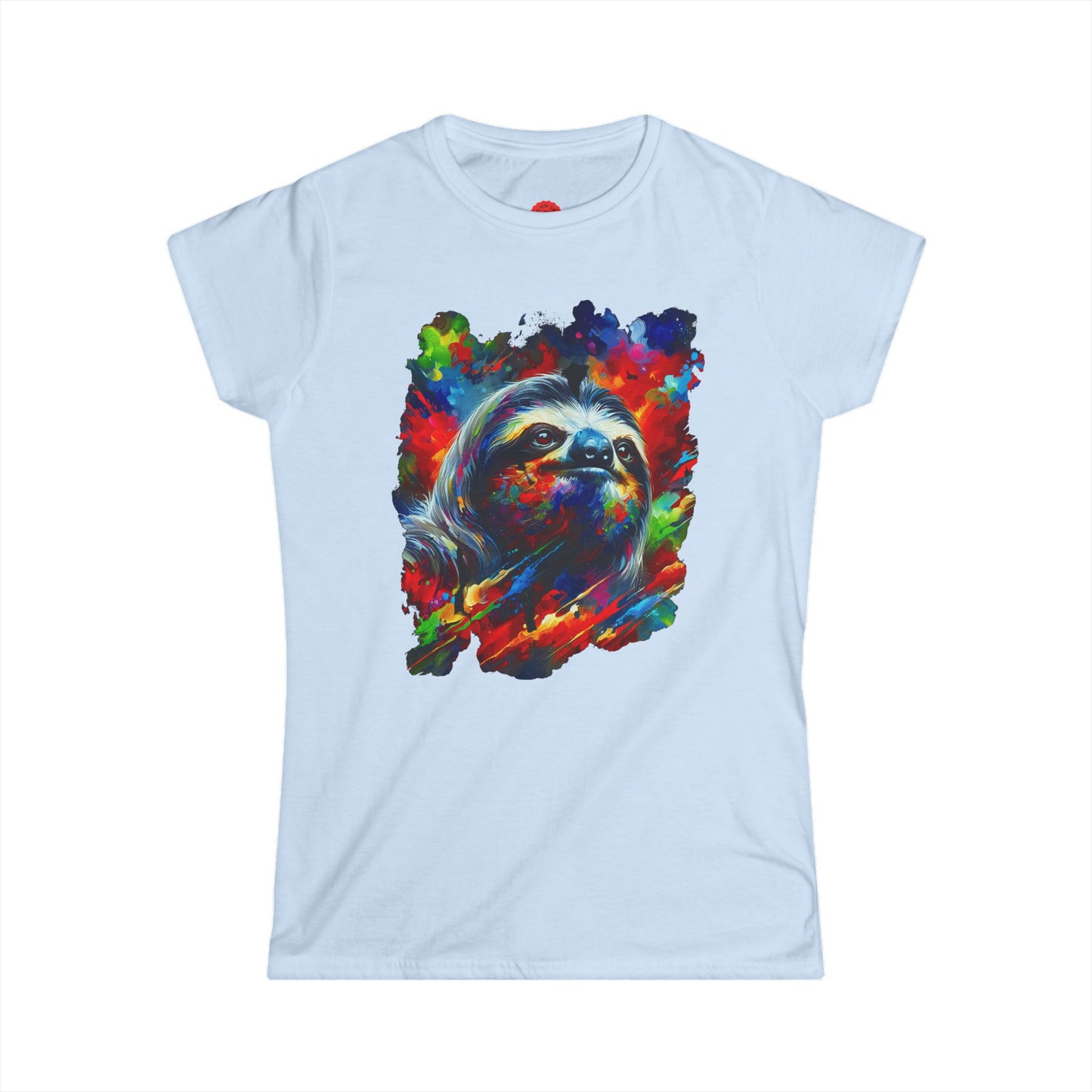 Slothst In Thought Tee | Cute Sloth Graphic | The Thinker Sloth | Women's Art Tee | Unique Animal Gift | Pacific NW Gear Co