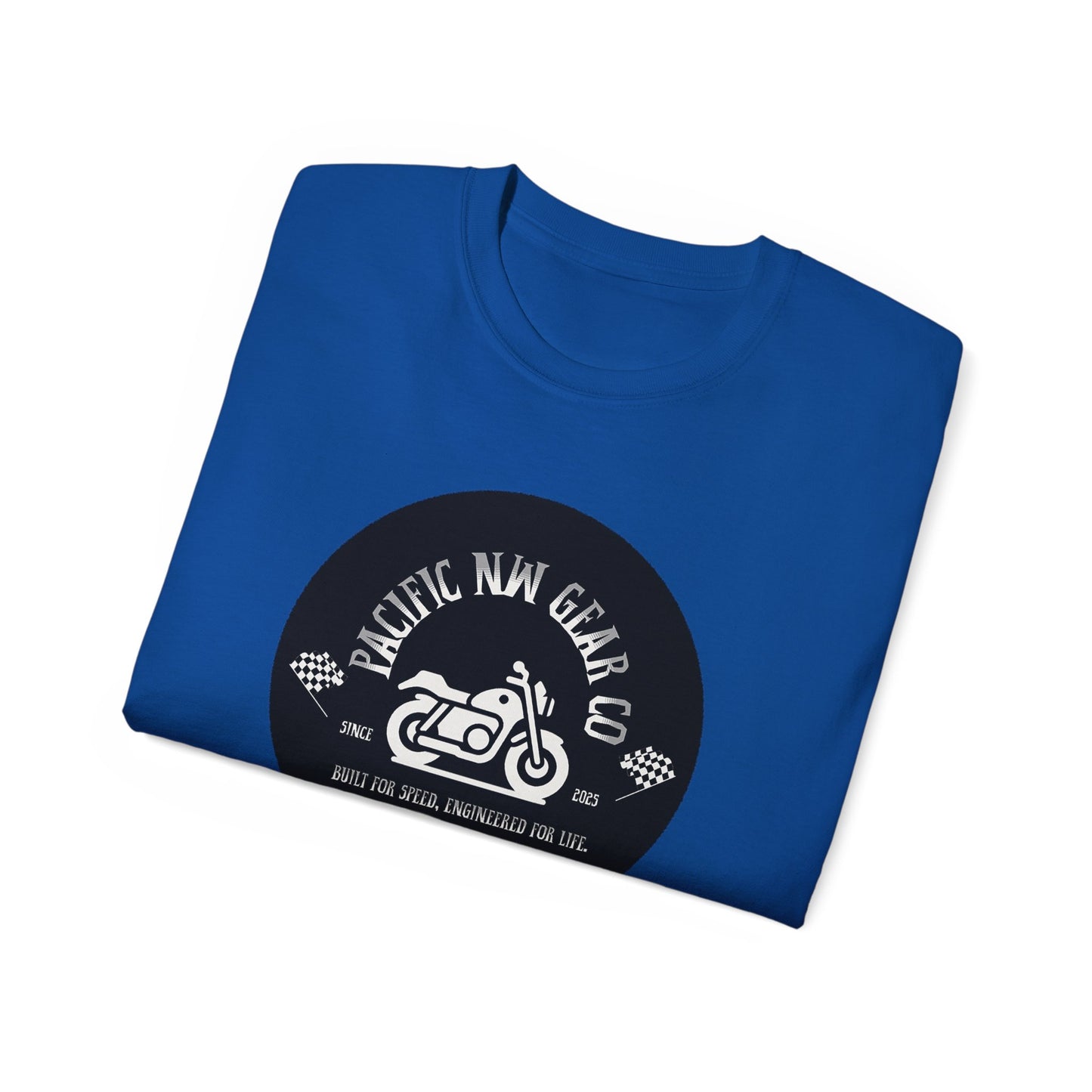 Pacific Racer Tee | Built For Speed Logo | Motorsports Gear Gift | Car Enthusiast Shirt | Pacific NW Gear Co