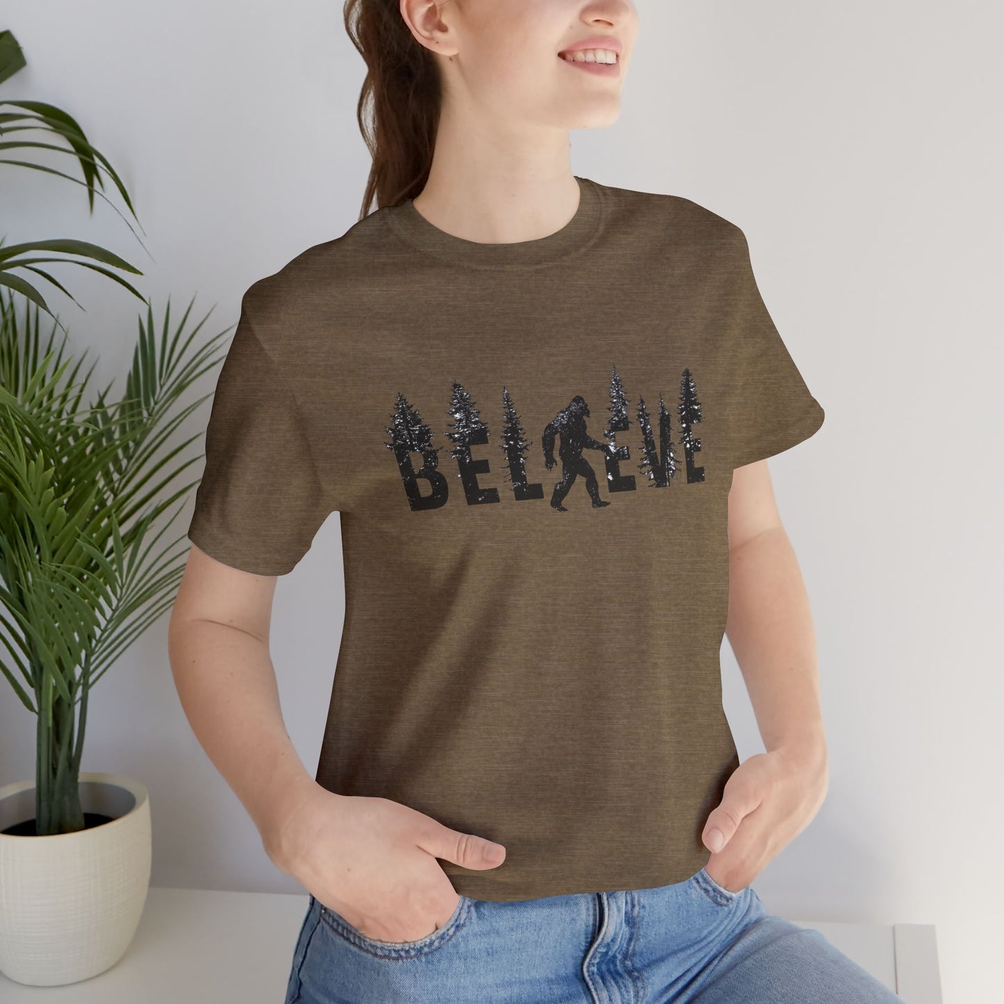 Bigfoot Believer Tee | PNW Cryptid Shirt | Mythical Creature Wear | Adventure Gift | Nature Lover Gift | Pacific NW Gear