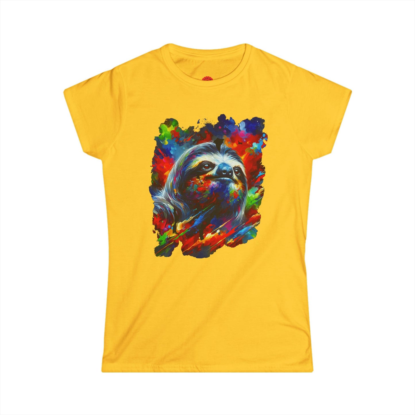 Slothst In Thought Tee | Cute Sloth Graphic | The Thinker Sloth | Women's Art Tee | Unique Animal Gift | Pacific NW Gear Co