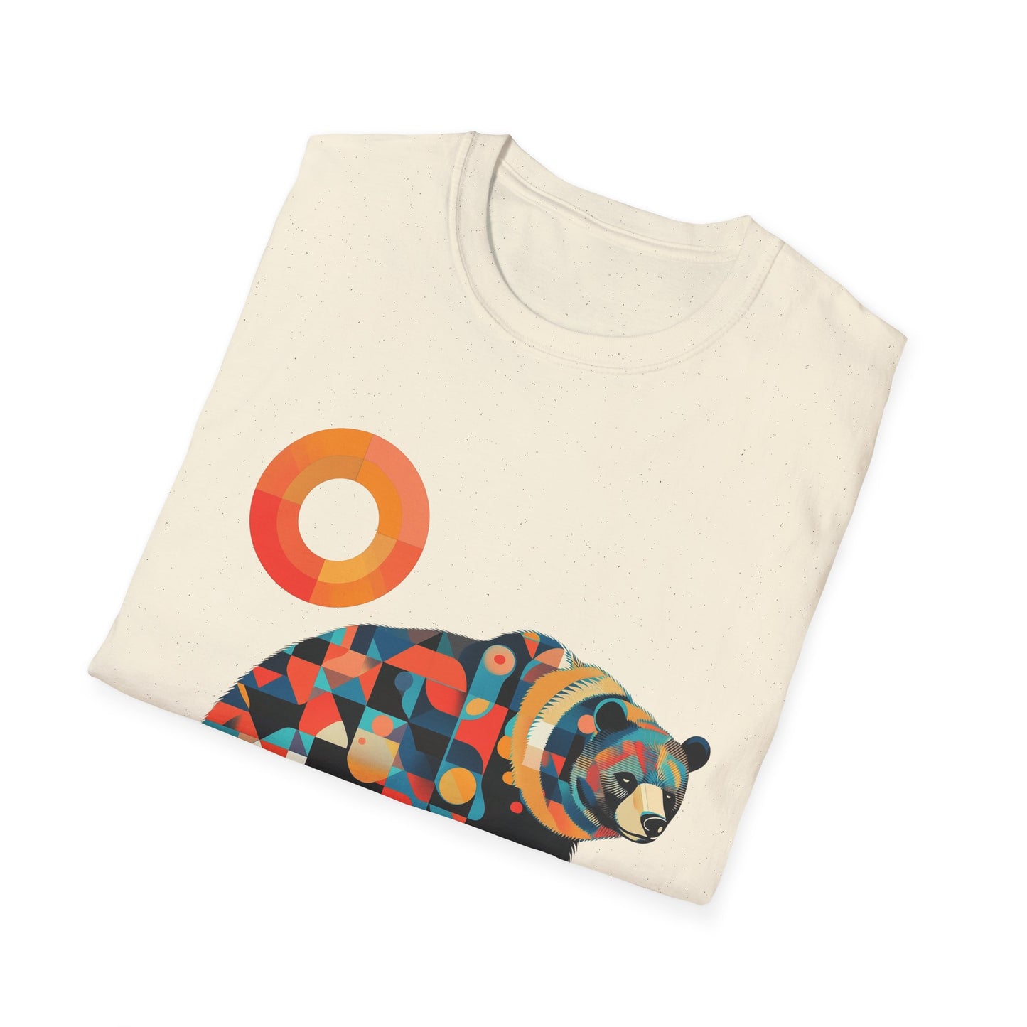 Geometric Grizzly Bear Tee | Abstract Animal Shirt | Nature Art Tee | Unique Bear Gift | PNW Gear Co.