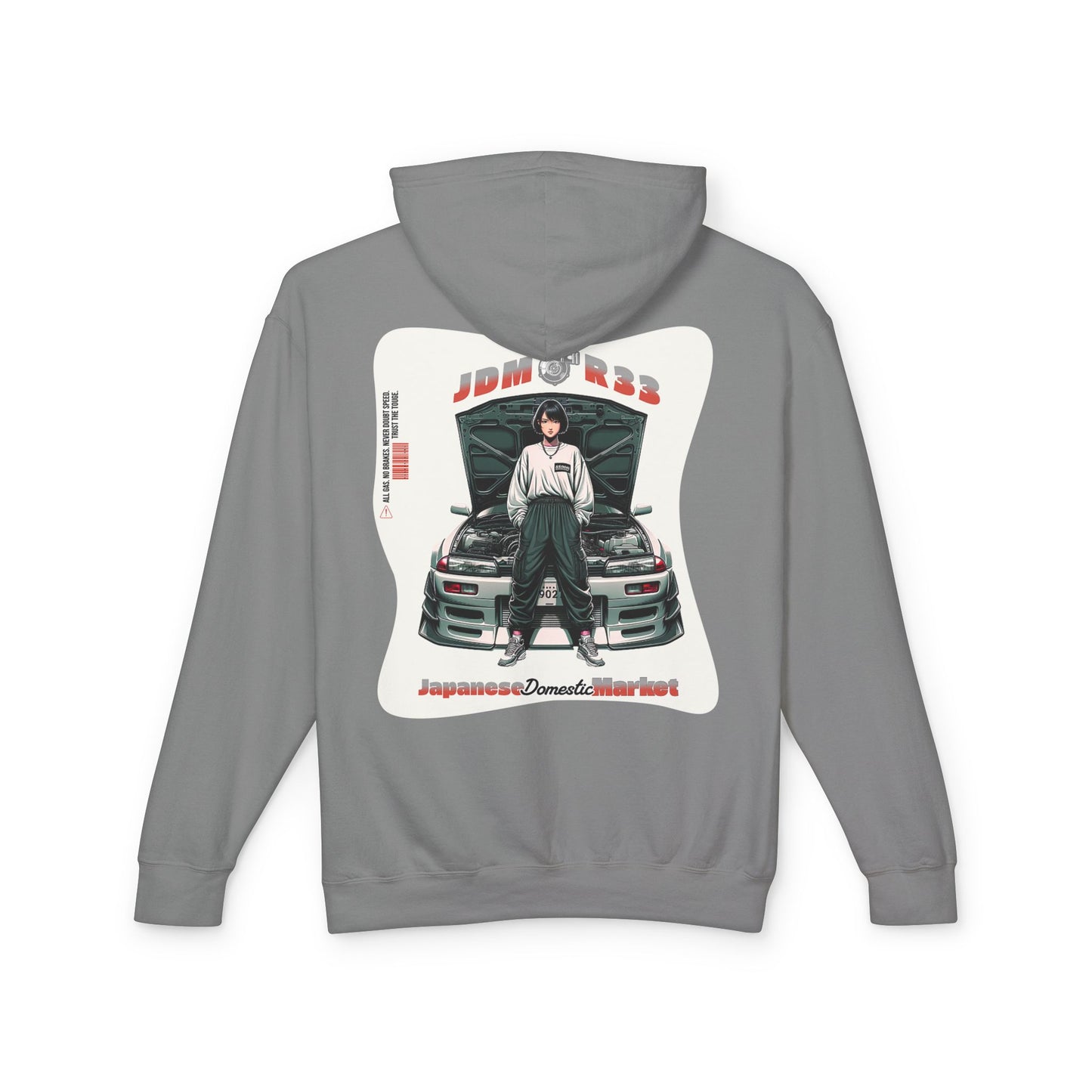 The JDM Club R33 Spec Hoodie | Japanese Style Gift | JDM Street Style Sweatshirt | Car Enthusiast Hoodie | Pacific NW Gear Co