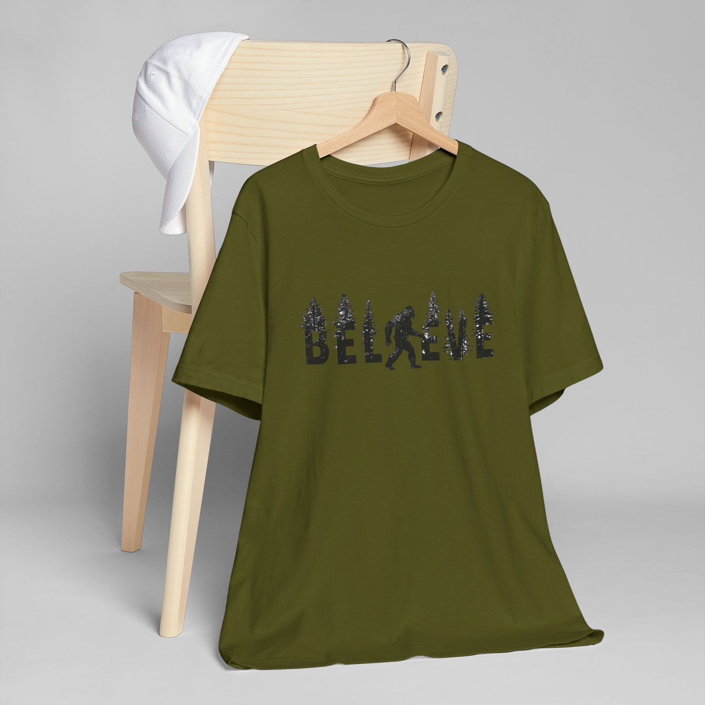 Bigfoot Believer Tee | PNW Cryptid Shirt | Mythical Creature Wear | Adventure Gift | Nature Lover Gift | Pacific NW Gear