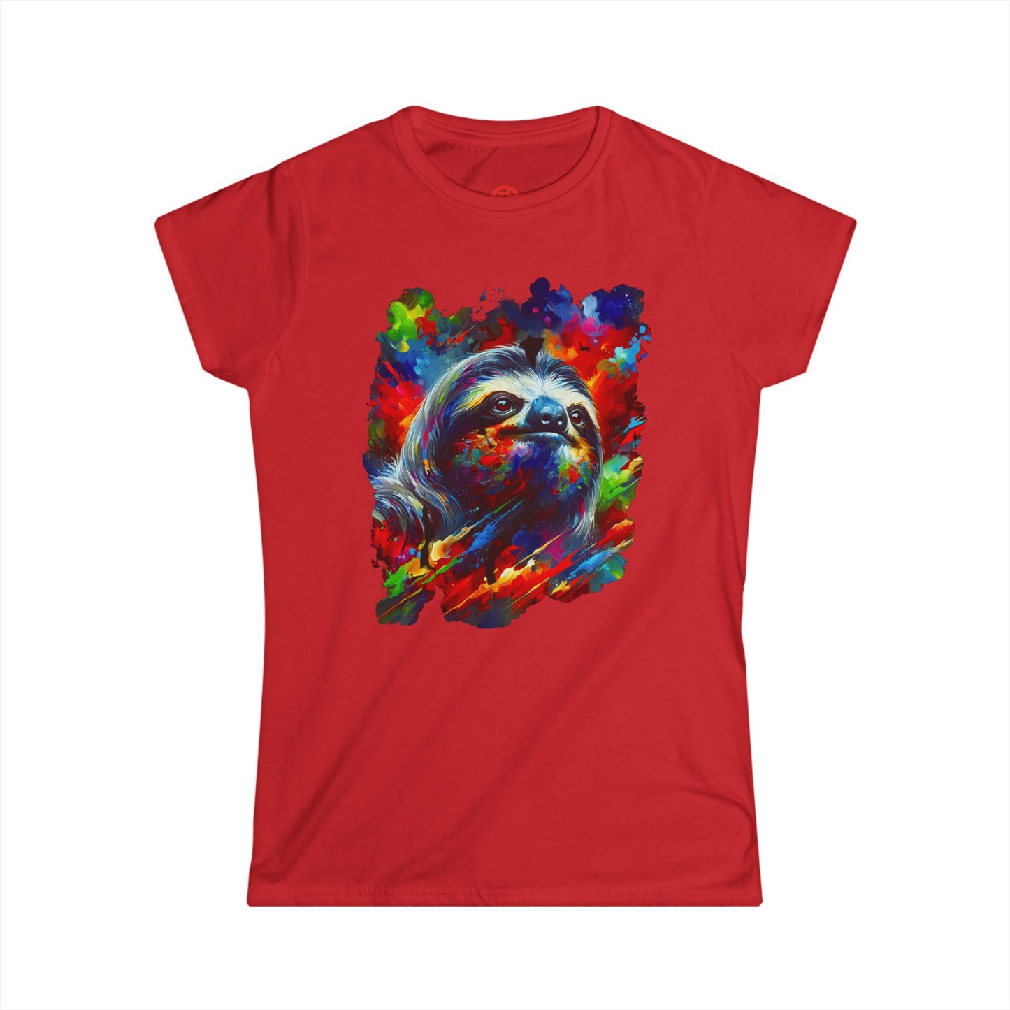 Slothst In Thought Tee | Cute Sloth Graphic | The Thinker Sloth | Women's Art Tee | Unique Animal Gift | Pacific NW Gear Co