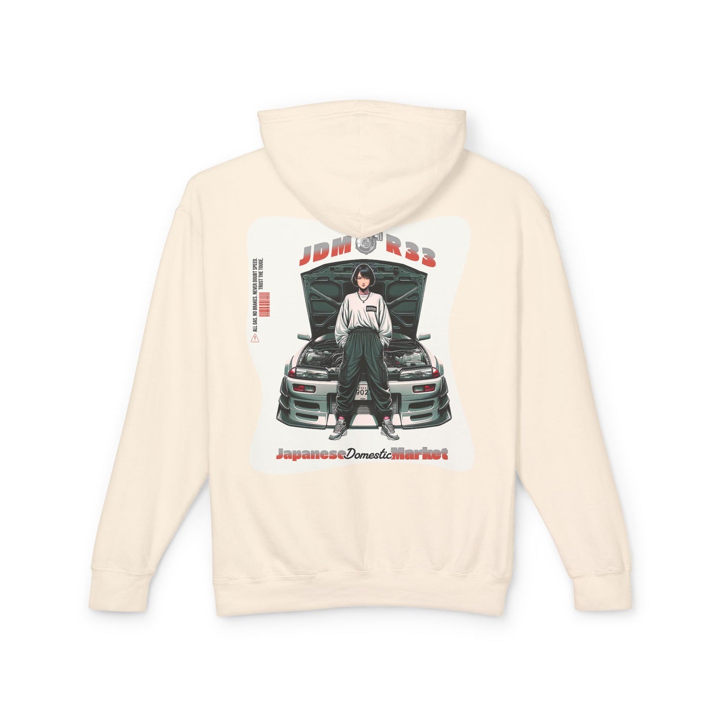 The JDM Club R33 Spec Hoodie | Japanese Style Gift | JDM Street Style Sweatshirt | Car Enthusiast Hoodie | Pacific NW Gear Co